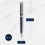 WATERMAN HEMISPHERE COLOR BLOCKING GOLYÓSTOLL FEKETE-KÉK, EZÜST KLIPSZ 2202850