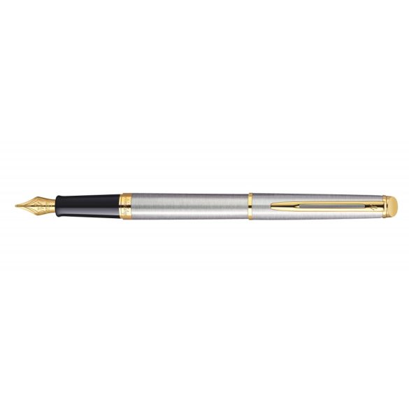 Waterman Hemisphere Töltőtoll ROZSDAMENTES ACÉL, ARANY KLIPSZ S0920310