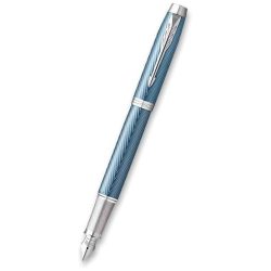   Parker Royal IM Premium 2143651 KÉK SZÜRKE EZÜST KLIPSZ Töltőtoll 2149842