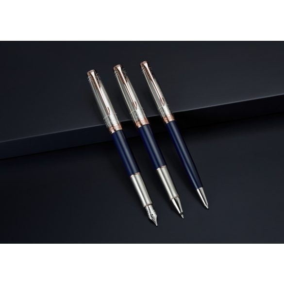 PARKER ROYAL SPECIAL EDITION SONNET FUJI 18K TÖLTŐTOLL KÉK, ARANYRÓZSASZÍN KLIPSZ 2191652