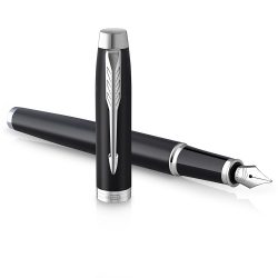   Parker Royal IM ESSENTIAL 2143637 MATTE FEKETE EZÜST KLIPSZ Töltőtoll 2143448