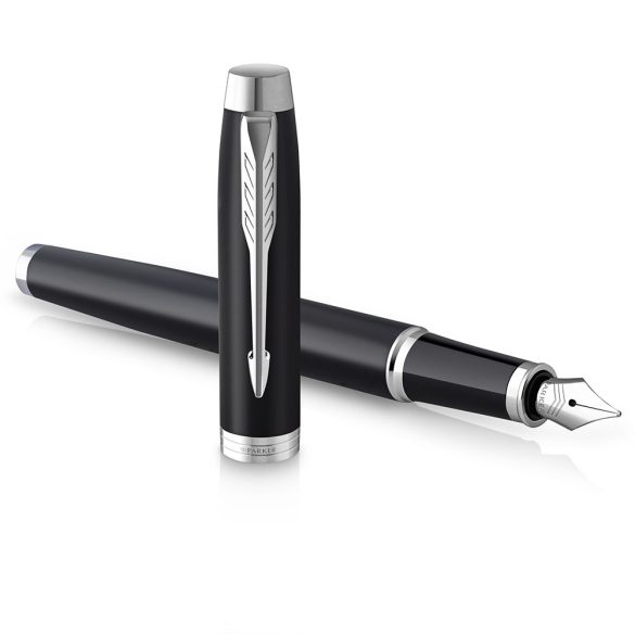 Parker Royal IM ESSENTIAL 2143637 MATTE FEKETE EZÜST KLIPSZ Töltőtoll 2143448